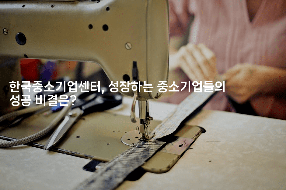 한국중소기업센터, 성장하는 중소기업들의 성공 비결은?2-똑똑경영
