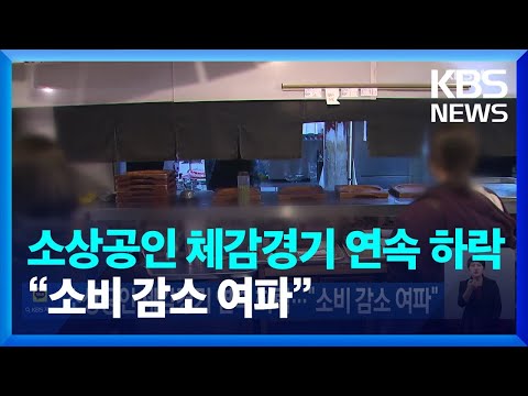 소상공인 체감경기 연속 하락…“소비 감소 여파” / KBS  2023.12.01.