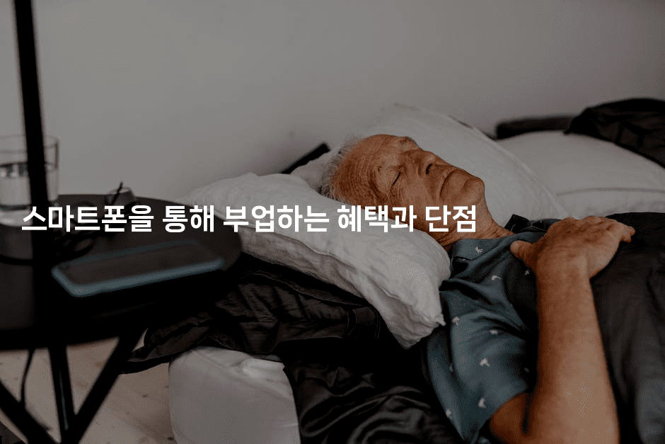 스마트폰을 통해 부업하는 혜택과 단점2-똑똑경영