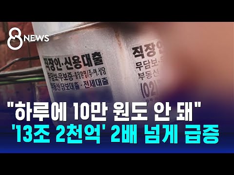 '극한' 몰린 자영업자들…'역대 최대' 또 갈아치웠다 / SBS 8뉴스