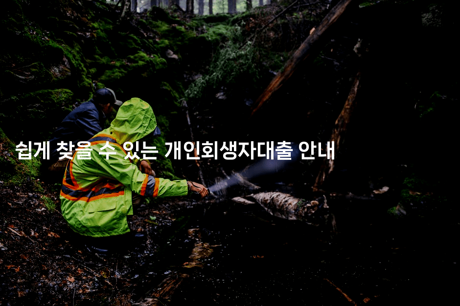 쉽게 찾을 수 있는 개인회생자대출 안내-똑똑경영