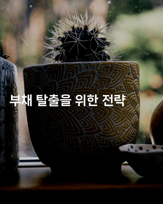 부채 탈출을 위한 전략-똑똑경영