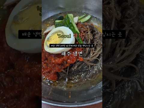 [서울, 잠실] 서울 5대 매운 냉면 해주냉면